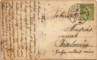 1914 Nagyvárad, Oradea; csendőrök szuronyos puskával és bilinccsel / K.u.k. gendarmes with guns and ...