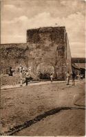 Szászsebes, Mühlbach, Sebesul Sasesc, Sebes; Unteres Tor / Alsó kapu. Josef Baumann kiadása, R. Renk felvétele / gate (EK)