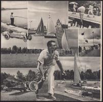 cca 1930 Balatonkenese, Fővárosi üdülőhely, képes prospektus