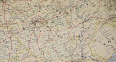 cca 1944 Európa térképe, Bp., Kókai Lajos kiadása (Hornyánszky Viktor-ny.), kissé foltos, hajtásnál ...