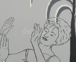 Fehér László (1953-): Tánc, 2011. Szitanyomat, papír, jelzett, számozott (45/80), lap alján Fehér Lá...