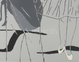 Fehér László (1953-): Tánc, 2011. Szitanyomat, papír, jelzett, számozott (45/80), lap alján Fehér Lá...