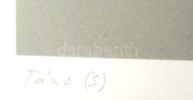 Fehér László (1953-): Tánc, 2011. Szitanyomat, papír, jelzett, számozott (45/80), lap alján Fehér Lá...