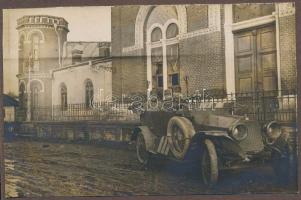 cca 1915-1920 Israel Friedman (1796-1850) haszid rabbi kastélya Sadagorában (Ukrajna, Sadhora) katon...