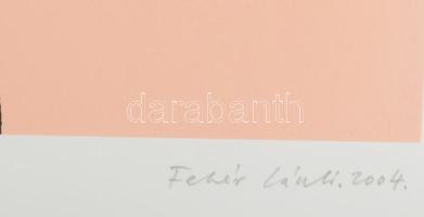 Fehér László (1953-): Játék kutya, 2004. Szitanyomat, papír, jelzett, számozott (49/70), lap alján F...