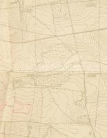 ca 1910 Lobaczowka ( Lubaczów ) Lengyelország és környéke 2 db katonai térkép, jó állapotban 110x80 ...