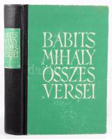 Babits Mihály összes versei. [Bp., 1942], Athenaeum, [4]+378+[2] p. Félvászon-kötésben, kopottas bor...