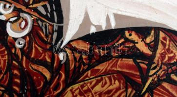 Xantus Gyula (1919-1993): Szent család (cím nélkül). Olaj, karton. Jelzés nélkül. Proveniencia: a mű...