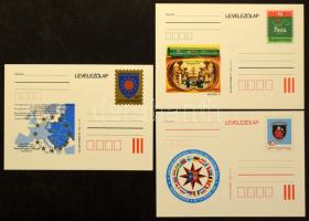 200 db használatlan díjjegyes levelezőlap az 1993-2000 közötti időszakból