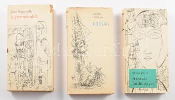 6 db könyv: Denis Diderot: Házasság és hűség. (Számozott, 625./1300 példány.); Eduard Mörike: A vará...