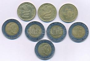 San Marino 1993-1997. 200L-500L (8db, 4xklf) T:XF
San Marino 1993-1997. 200 Lire - 500 Lire (8pcs, ...