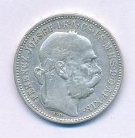 1893KB 1K Ag "Ferenc József" T:VF patina
Adamo K5