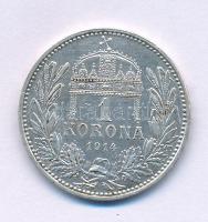 1914KB 1K Ag "Ferenc József" T:AU,XF Adamo K5.1