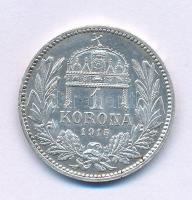 1915KB 1K Ag "Ferenc József" T:AU,XF Adamo K5.1