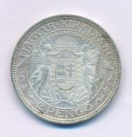 1938. 2P Ag "Madonna" T:XF,VF patina
Adamo P7