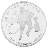 Kanada 1993. 1$ Ag "Stanley-kupa jégkorong" eredeti dísztokban tanúsítvánnyal T:PP
Canada...