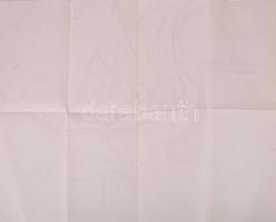 1917 Lengyelország, Smarzow és környéke világháborús katonai térkép. 107x57 cm + Mogila és környéke térkép    1917 Poland, Smarzow and surroundings, World War II military map. 107x57 cm + Map of Mogila