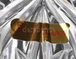 Nachtmann ólomkristály váza, címkével jelzett, hibátlan, m: 24 cm