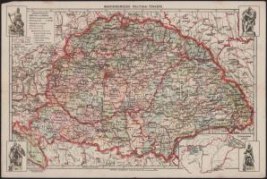 - Magyarország politikai térképe (az első bécsi döntést követő határokkal). Mértéke: 1:2 500 000. (1939 körül). Budapest, [1939 körül]. Magyar Földrajzi Intézet Rt. ny. Színes térkép, mérete 240x375 mm egy 280x415 mm méretű térképlapon. Színes politikai térképünk a történelmi Magyarország határain belül az 1938. november 2-i első bécsi döntést követő új, a Felvidék magyar lakta területeivel bővült, Komáromot, Losoncot, Rimaszombatot és Rozsnyót, Kassát, Ungvárt és Munkácsot is magában foglaló országhatárokat ábrázolja. Évszámadat nélkül kiadott lapunk kiadási idejének megállapításához fontos adat, hogy dokumentumunk északi szomszédunkként Csehszlovákiát nevezi meg, így az még az 1939 márciusa előtti időre utal, a Csehország német megszállása, az önálló Szlovákia kikiáltása és magyar részről a kárpátaljai bevonulás előtti időpillanatra. Domborzati, vízrajzi, közlekedési, településhálózati és közigazgatási részletekben bővelkedő térképünk jobb alsó sarkában a közigazgatásilag egyelőre egyesített vármegyéket feltüntető melléktérkép, négy sarkában a négy égtájat feltüntető budapesti irredenta szobrok grafikájával (Észak, Kelet, Dél, Nyugat). jó állapotban