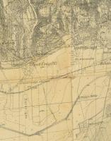 ca 1890 Pécs és környékének a katonai térképe 1:25 000 82x70 cm