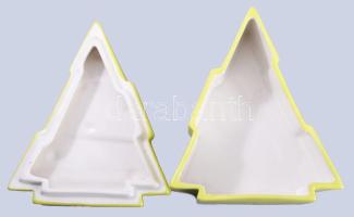 Ritzenhoff Flirt karácsonyfa alakú díszdoboz, jelzett, hibátlan, 21x18 cm