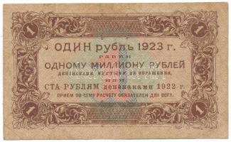 Szovjetunió / Orosz Szocialista Szövetségi Szovjet Köztársaság 1923. 1R "007" T:F
Soviet ...