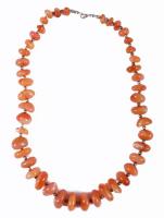 Nagyszemű régi ásvány nyaklánc