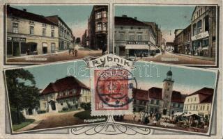 Rybnik with Gliwice street, Breiter street and the shop of Willy Rahmer