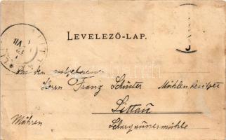 Segesvár, Schässburg, Sighisoara; Látszatt a Galt hegyről, látkép. Roth G. Hermann fényképész / gene...