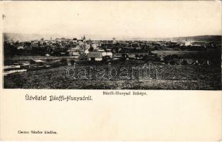 Bánffyhunyad, Huedin; látkép. Csoma Sándor kiadása / general view (EK)
