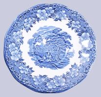 Wedgwood leveses csésze alátéttel + alátét, d: 16 cm
