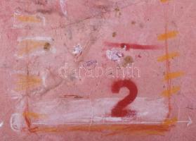 Misch Ádám (1935-1995): Petit paquet, 1982. Vegyes technika, papír, jelezve jobbra lent. Reprodukálv...