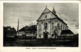 1939 Fülek, Filakovo; Szent Ferenc-rendi templom / Franciscan church (EK)