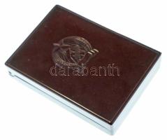 1950 k. "Szakma kiváló dolgozója" Rákosi-címeres zománcozott kitüntetés hátoldalán "3...