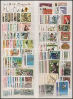 50 klf sor + 50 klf önálló bélyeg A/4-es berakó mindkét oldalán