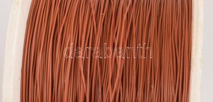 Tekercsnyi bevont réz huzal, feltekerve