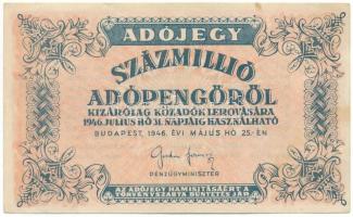 1946. 100.000.000AP T:XF folt Adamo P55