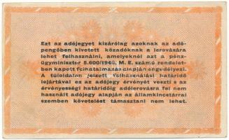 1946. 100.000.000AP T:XF folt
Adamo P55