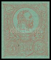 1873 Használatlan postautalvány magyar nyelvű szöveggel, kifogástalan minőségben (Hodobay 6a)