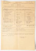 cca 1940 25 db anyakönyvi kivonat egy család részére kiállítva