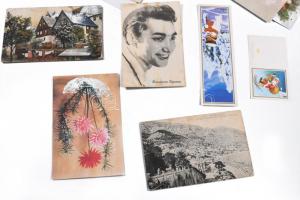 Cipősdoboznyi vegyes papírrégiség és irat