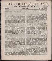 1821-1828 2 db Allgemeine Zeitung szignettával