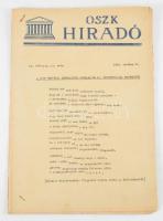 1958 Az Országos Széchényi Könyvtár 1958. évi munkaterve, 33 p. + 1959 OSZK Hiradó II. évf. 19. és 2...