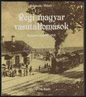 Kubinszky Mihály: Régi magyar vasútállomások. Építészeti hagyományok. Bp., 1983, Corvina. Gazdag fekete-fehér képanyaggal illusztrálva. Kiadói kartonált papírkötés.
