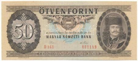 1975. 50Ft "D 161 001189" T:F szép papír Adamo F21