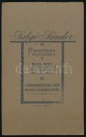 cca 1916 Családi portré, kabinetfotó Salgó Sándor budapesti műterméből, kissé vetemedett karton, 16,...