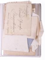 1914-1918 I. világháborús katona hazaküldött többoldalas levelei. 43 db borítékkal, albumban