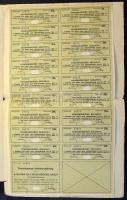 1891. Budapest "Dunántúli Helyi Érdekű Vasút Részvénytársaság" törzs-részvénye 100Ft-ról s...