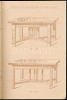 cca 1900 Bp. VIII., Knöpfelmacher Ignác asztalosmester árjegyzéke