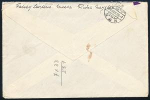 1934 Levél "BRUCKNEUDORF-BUDAPEST / 13B" mozgóposta bélyegzéssel